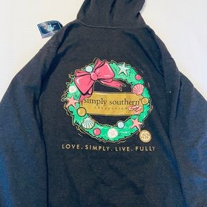 Simply Southern Christmas Hoodie XL NWT